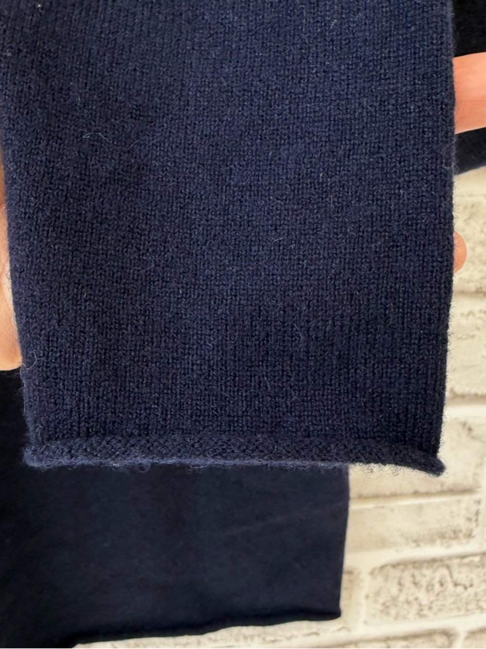 J. Crew Italian cashmere navy sweater szS - Picture 5 of 13